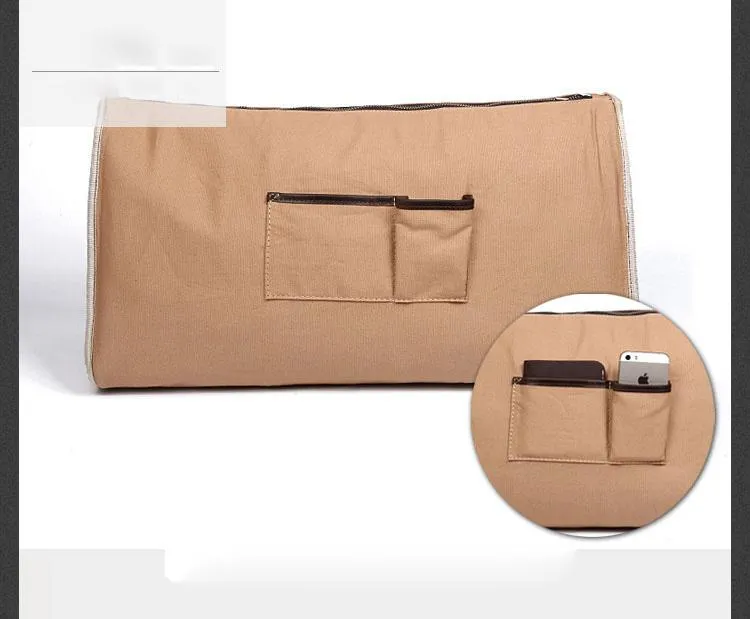 Leather Mens Weekender Bag Cool Travel Bag Duffle Bags Overnight Bag for men