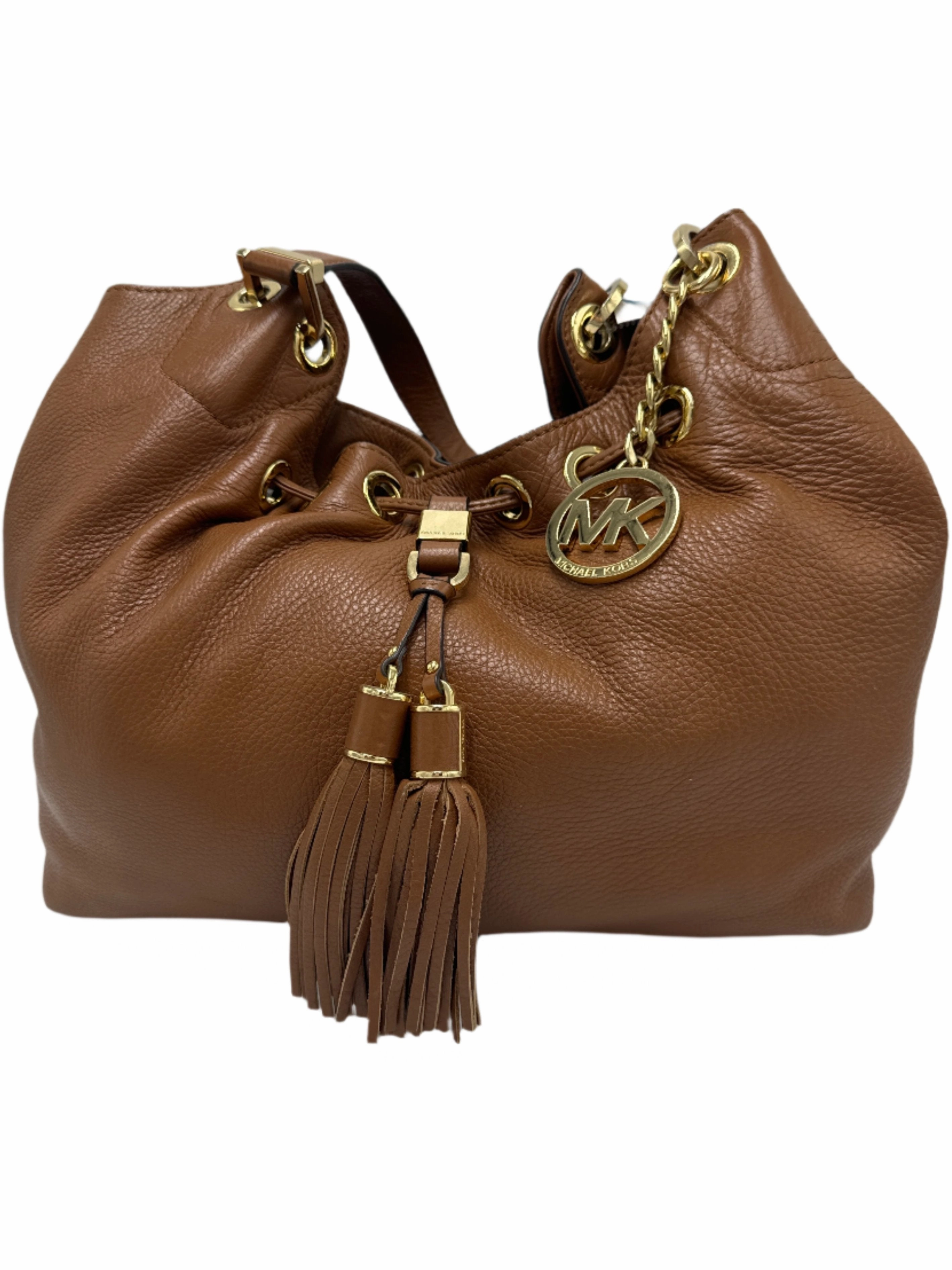 Leather Handbag Designer By Michael Kors