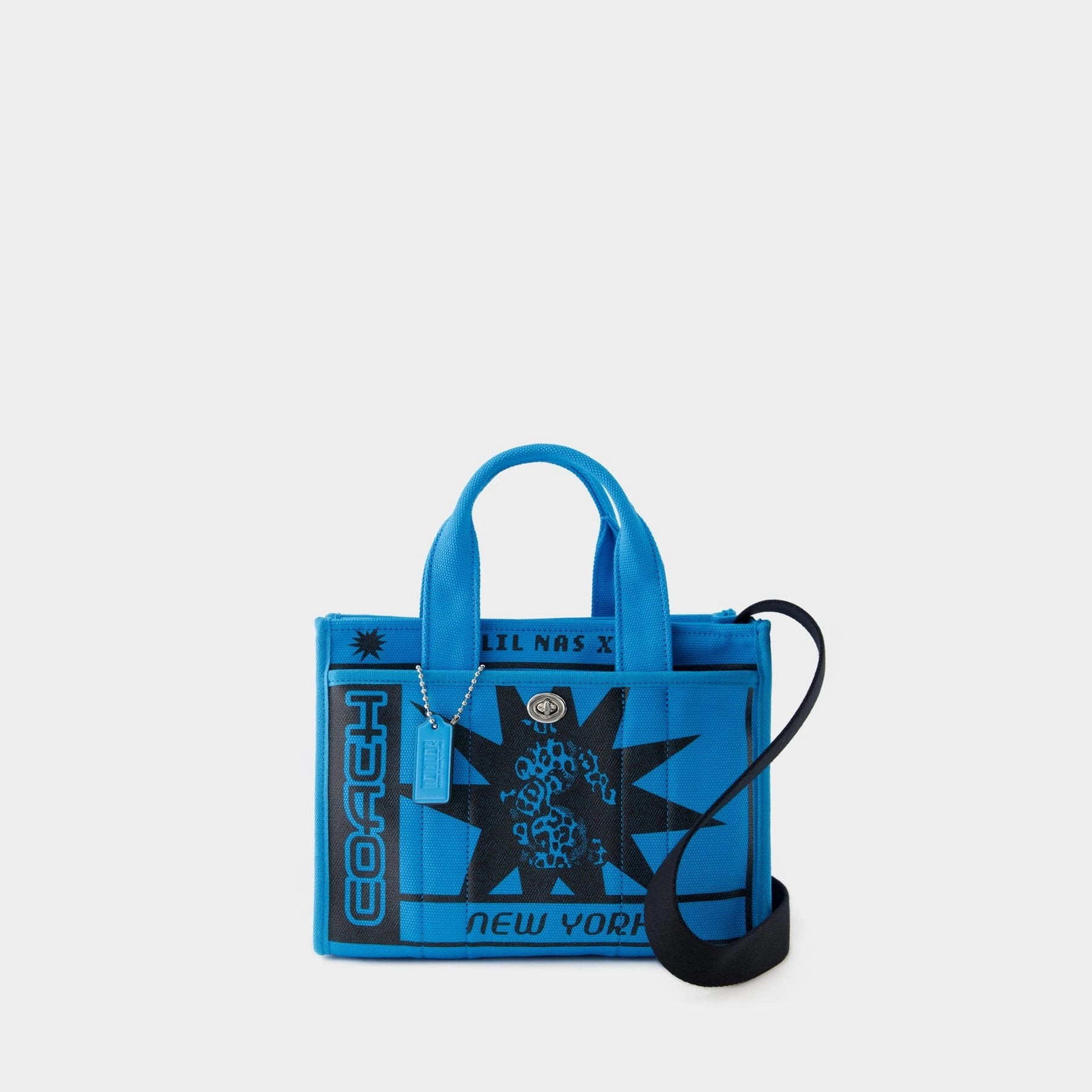Lil Nas X Drop Cargo Tote 26 - Coach - Canvas - Blue