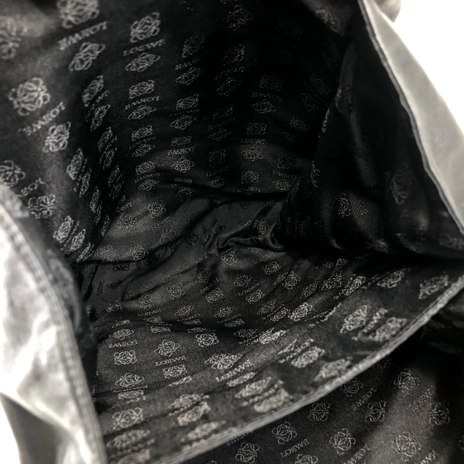 LOEWE Anagram Shoulder bag Black Vintage sceabv