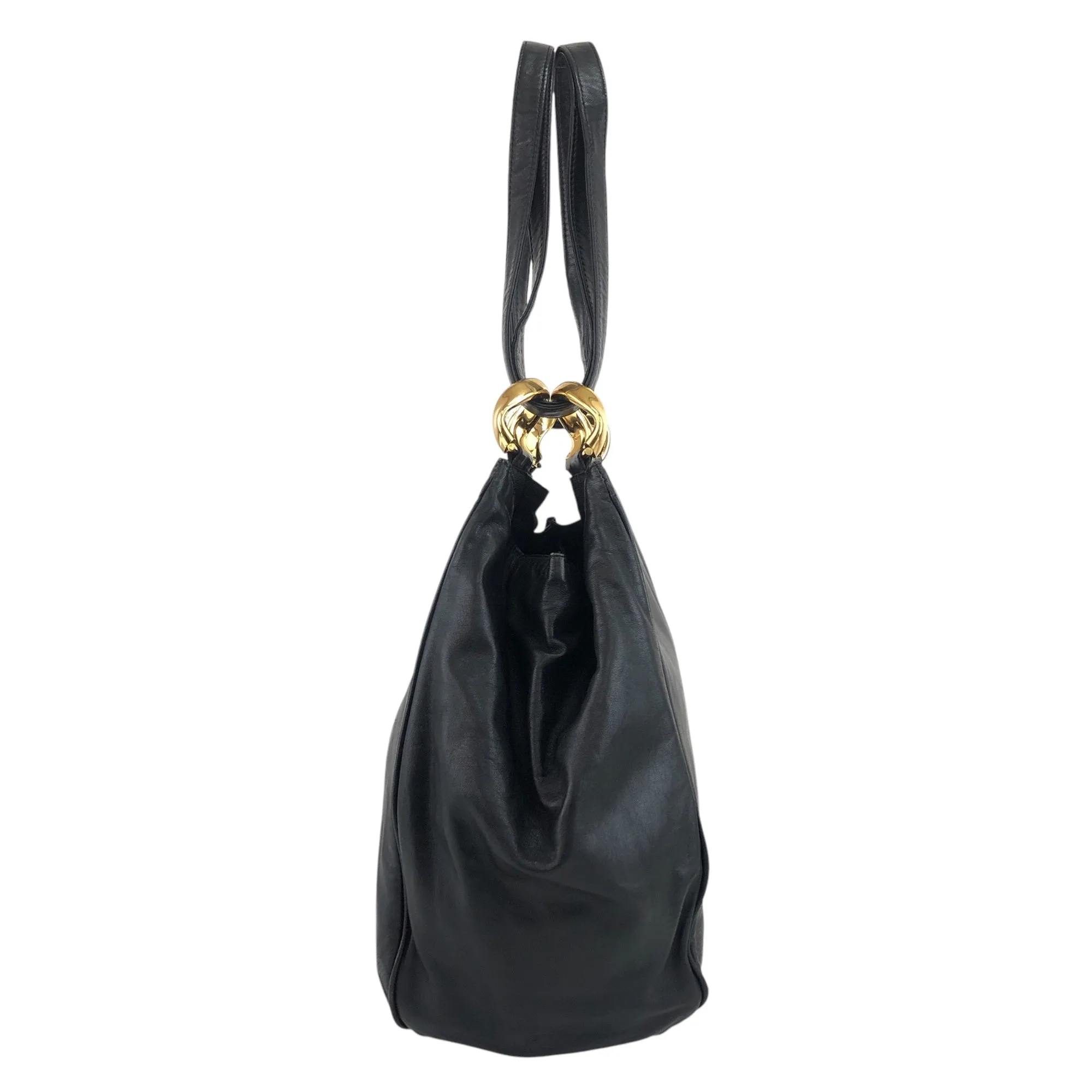 LOEWE Anagram Shoulder bag Black Vintage sceabv