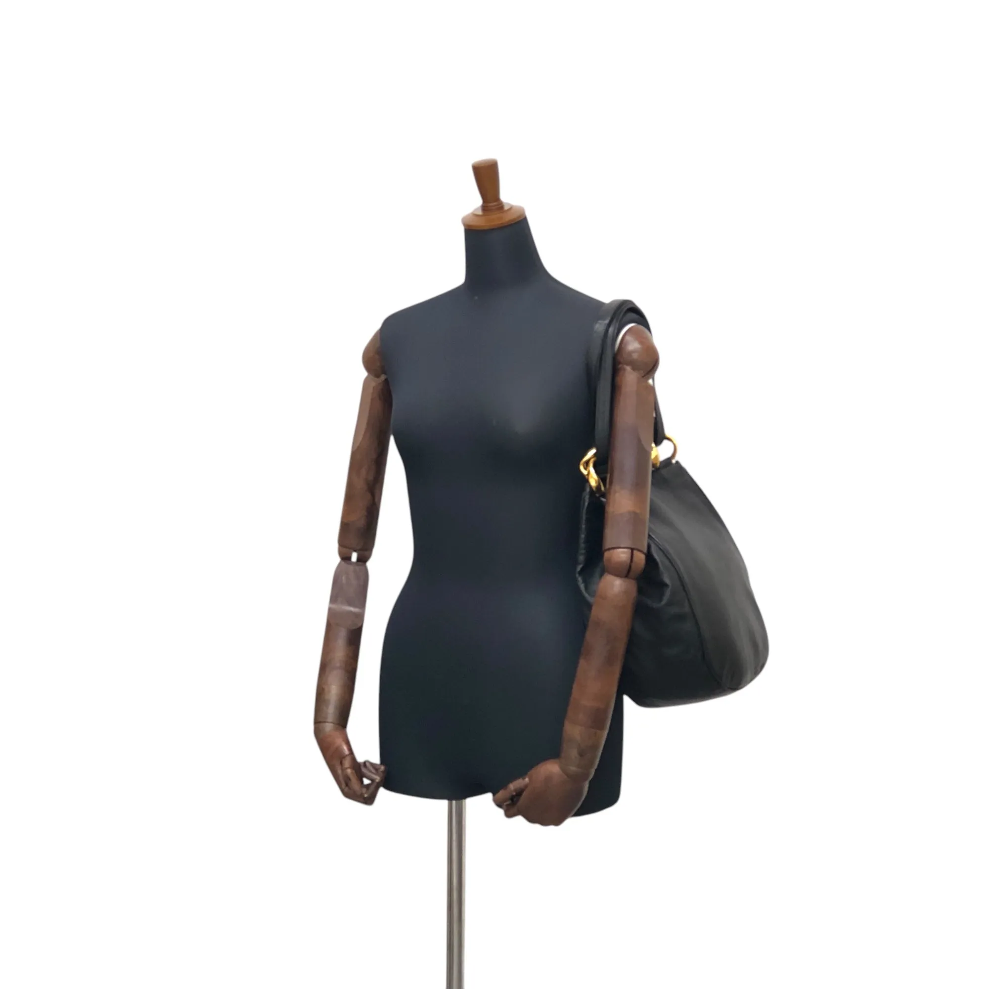 LOEWE Anagram Shoulder bag Black Vintage sceabv