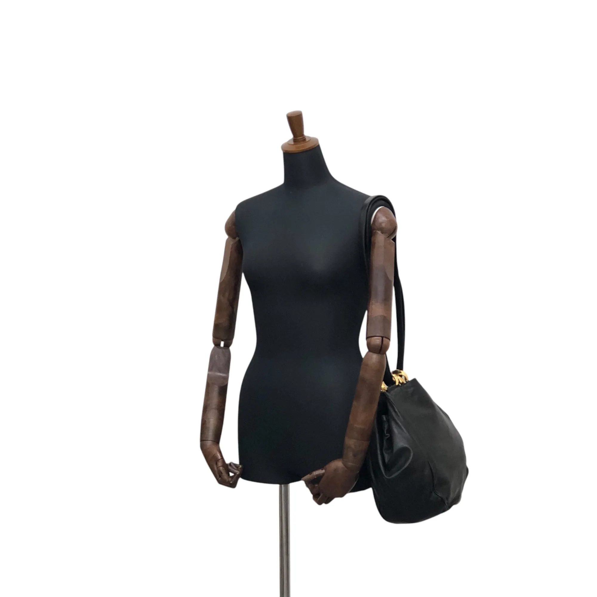 LOEWE Anagram Shoulder bag Black Vintage sceabv