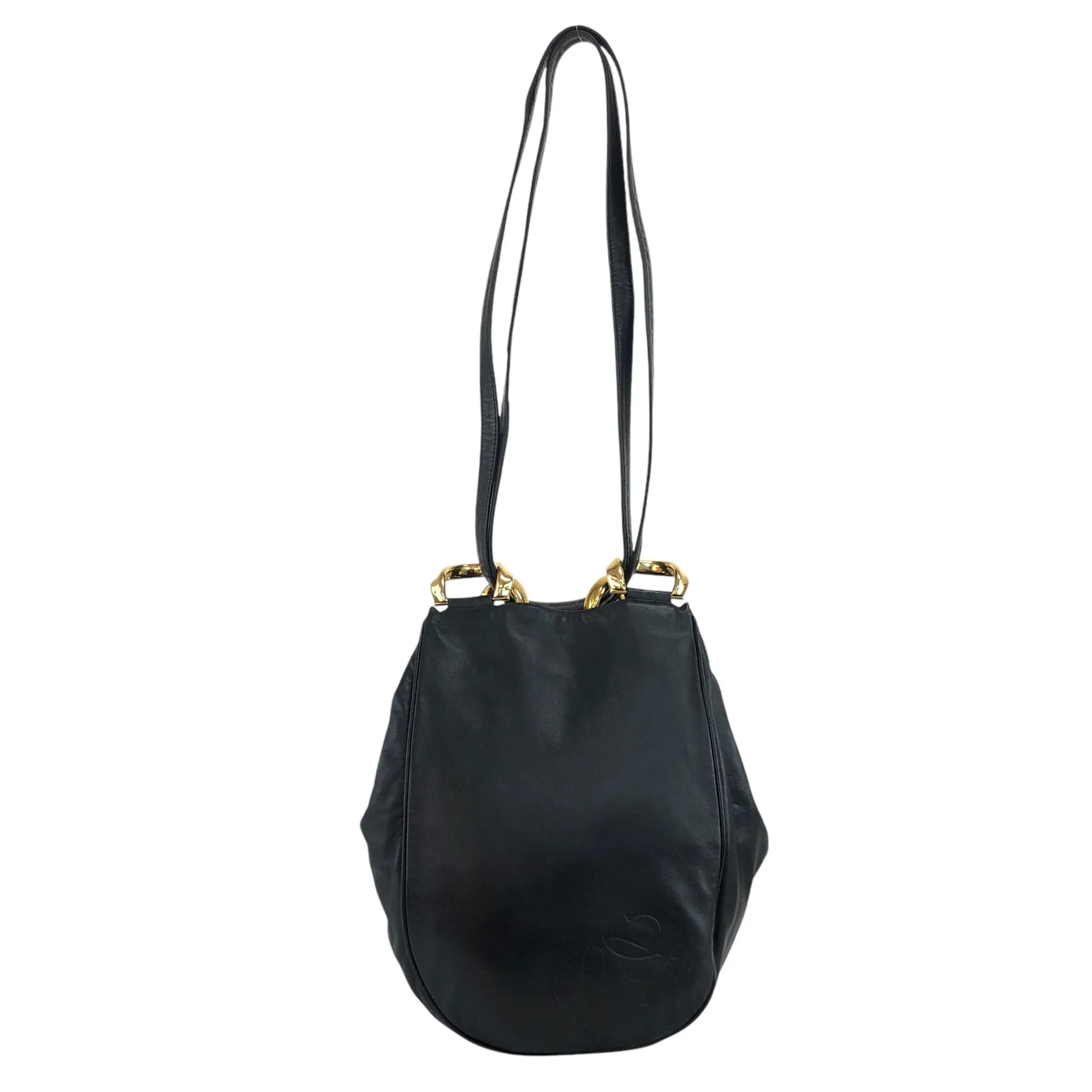 LOEWE Anagram Shoulder bag Black Vintage sceabv