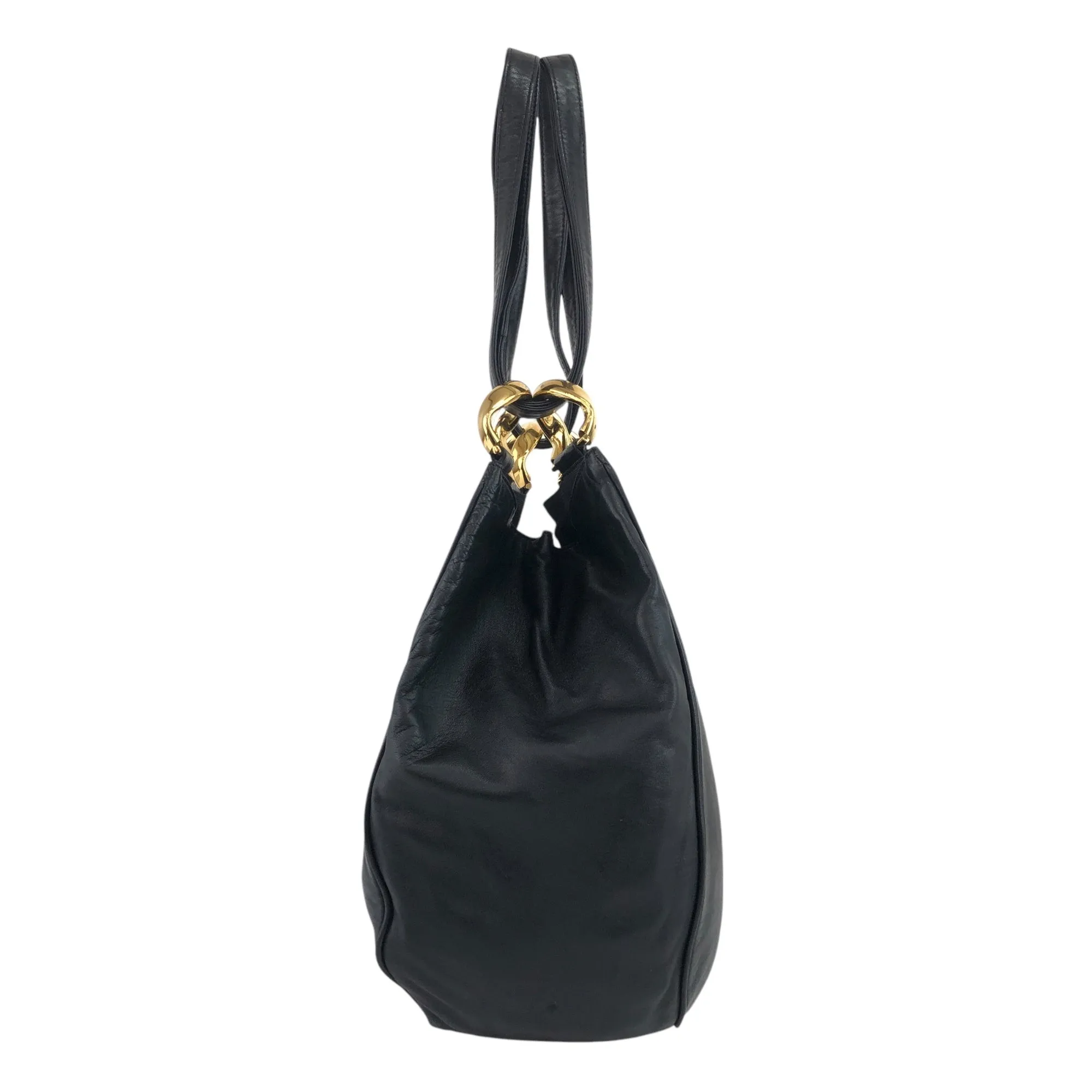 LOEWE Anagram Shoulder bag Black Vintage sceabv
