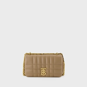 Lola Crossbody Bag - Burberry - Leather - Beige