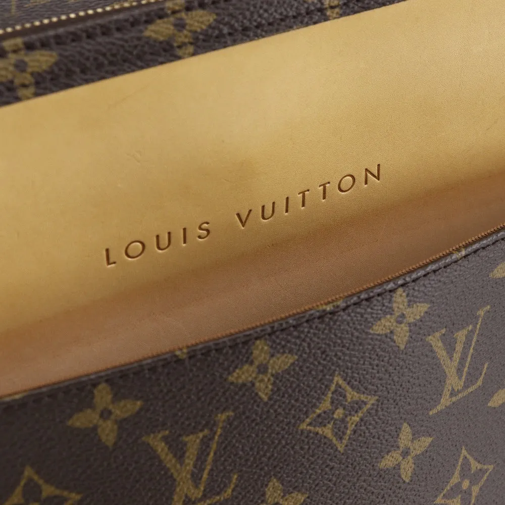 LOUIS VUITTON Business bag Monogram canvas Brown 2WAYShoulder Special order Porto Ordina Tour Savanna mens Used