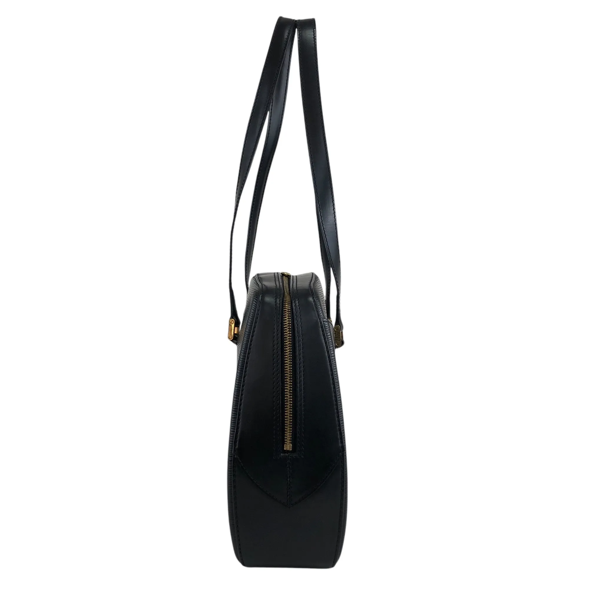 LOUIS VUITTON Epi Handbag Shoulder bag Black Vintage 4mmc8r