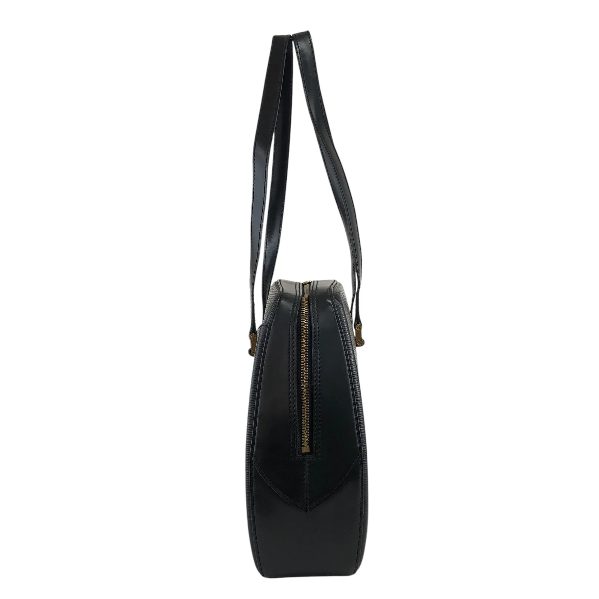 LOUIS VUITTON Epi Handbag Shoulder bag Black Vintage 4mmc8r