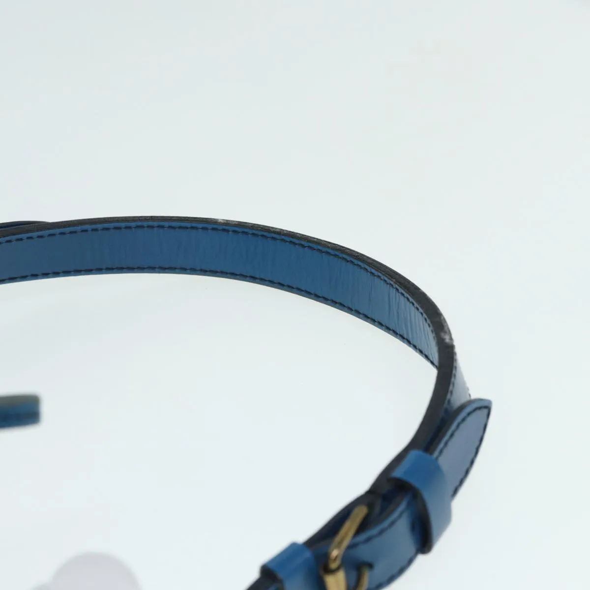 LOUIS VUITTON Epi Petit Noe Shoulder Bag Blue M44105 LV Auth 87509