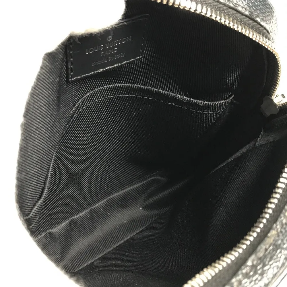 LOUIS VUITTON Shoulder Bag Graphite canvas black Damier Graphite Map Danube PM NM mens Used