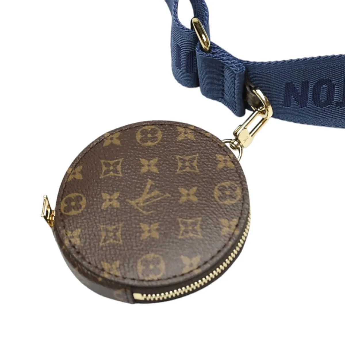 LOUIS VUITTON Shoulder Bag M21057 Monogram canvas Recycled nylon Navy/Silver Bags and pouches Monogram Maximulti Pochette Accessory Women Used