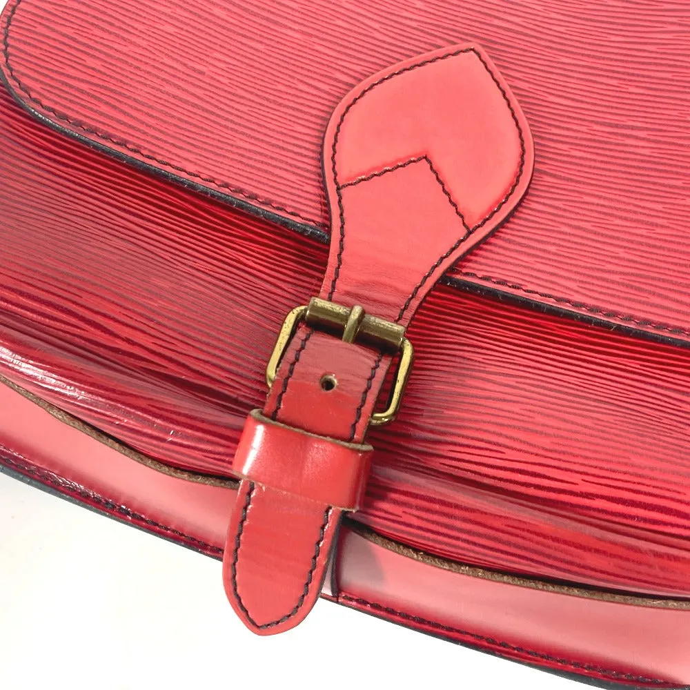 LOUIS VUITTON Shoulder Bag M52247 Epi Leather Red Epi Cartouchiere