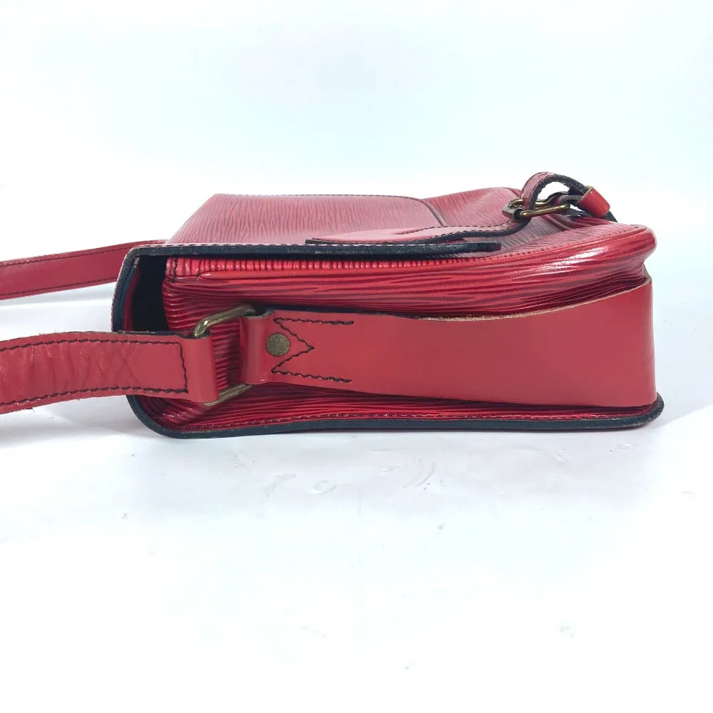 LOUIS VUITTON Shoulder Bag M52247 Epi Leather Red Epi Cartouchiere