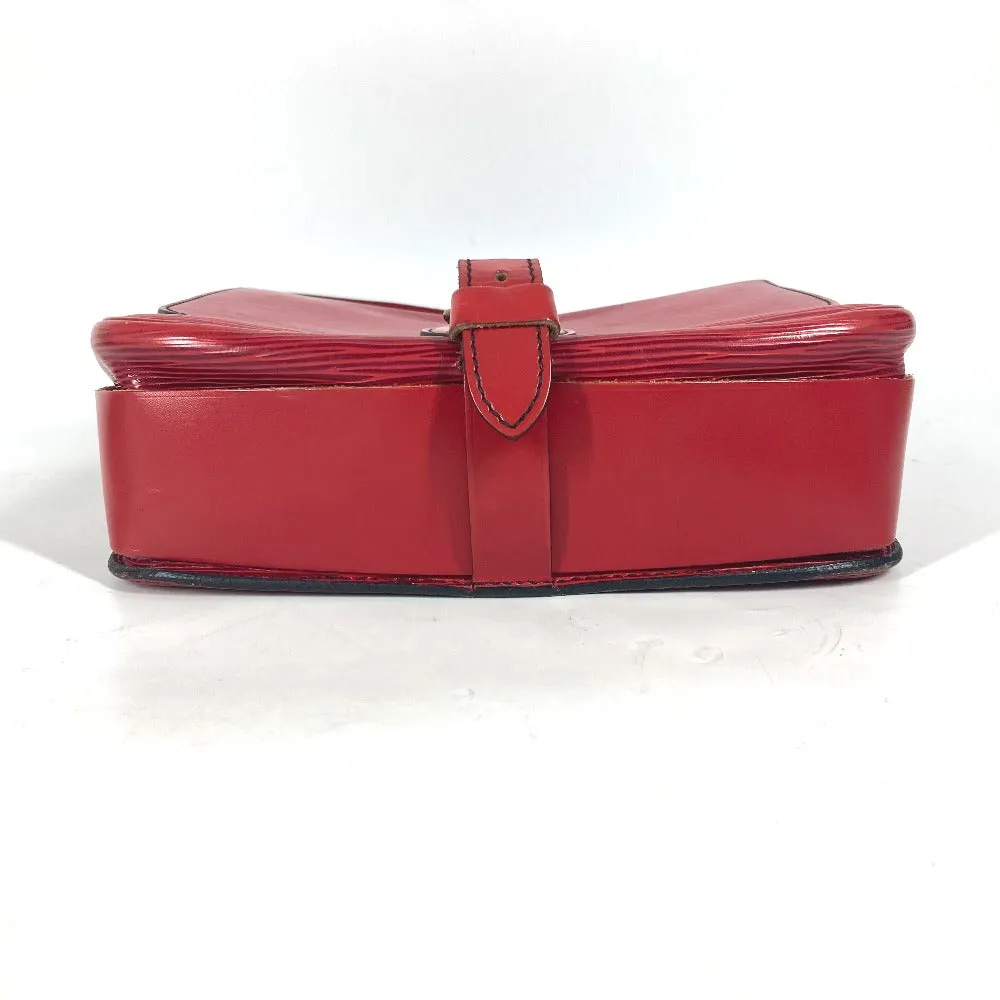 LOUIS VUITTON Shoulder Bag M52247 Epi Leather Red Epi Cartouchiere