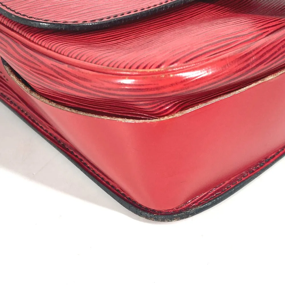 LOUIS VUITTON Shoulder Bag M52247 Epi Leather Red Epi Cartouchiere