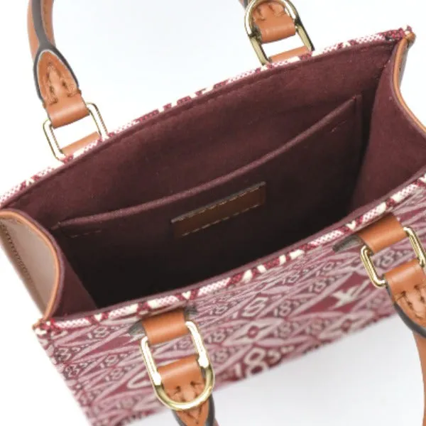 LOUIS VUITTON Shoulder Bag M69846 leather Red Jacquard leather Monogram