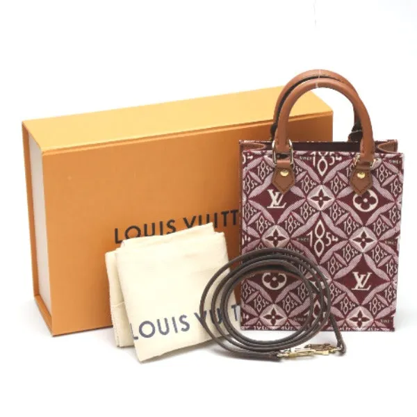 LOUIS VUITTON Shoulder Bag M69846 leather Red Jacquard leather Monogram