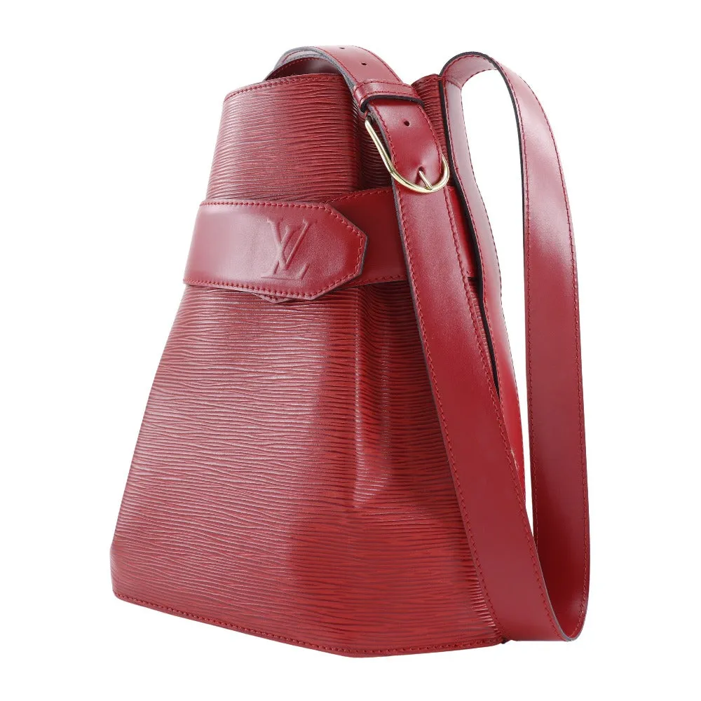 LOUIS VUITTON Shoulder Bag M80207 Epi Leather Red Sack de Paul