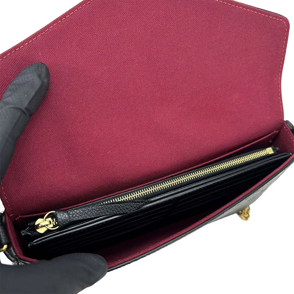 LOUIS VUITTON Shoulder Bag M82479 Monogram Ann Platt black Pochette Felice Women Used
