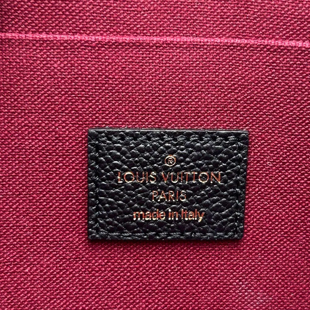 LOUIS VUITTON Shoulder Bag M82479 Monogram Ann Platt black Pochette Felice Women Used