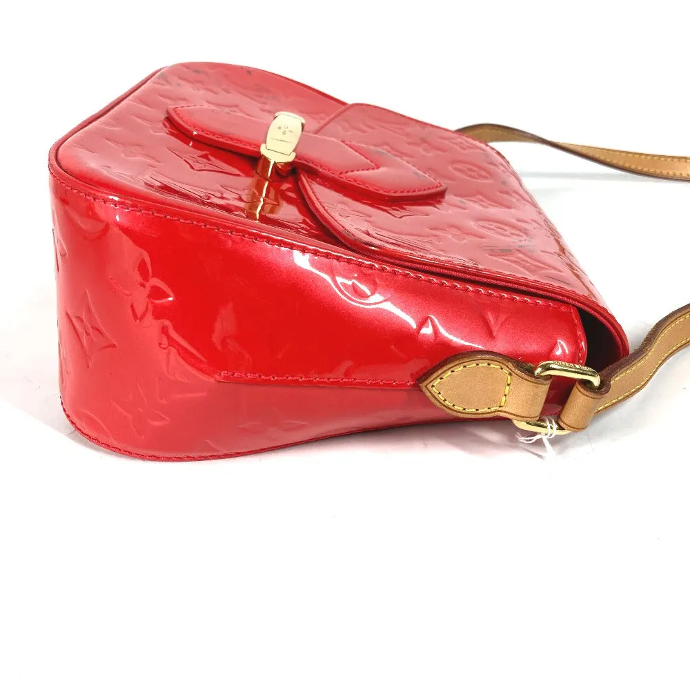 LOUIS VUITTON Shoulder Bag M91728 Monogram Vernis Red Monogram Vernis Bell Flower GM