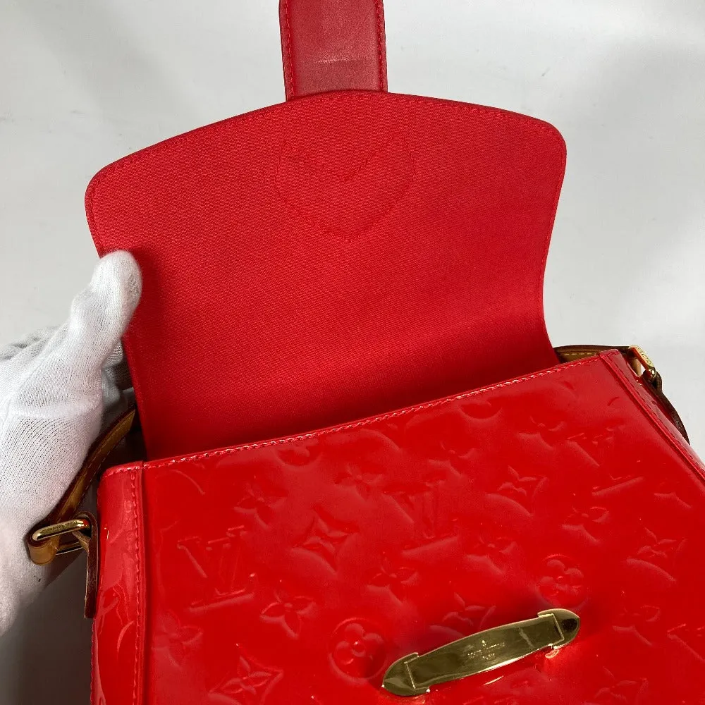 LOUIS VUITTON Shoulder Bag M91728 Monogram Vernis Red Monogram Vernis Bell Flower GM