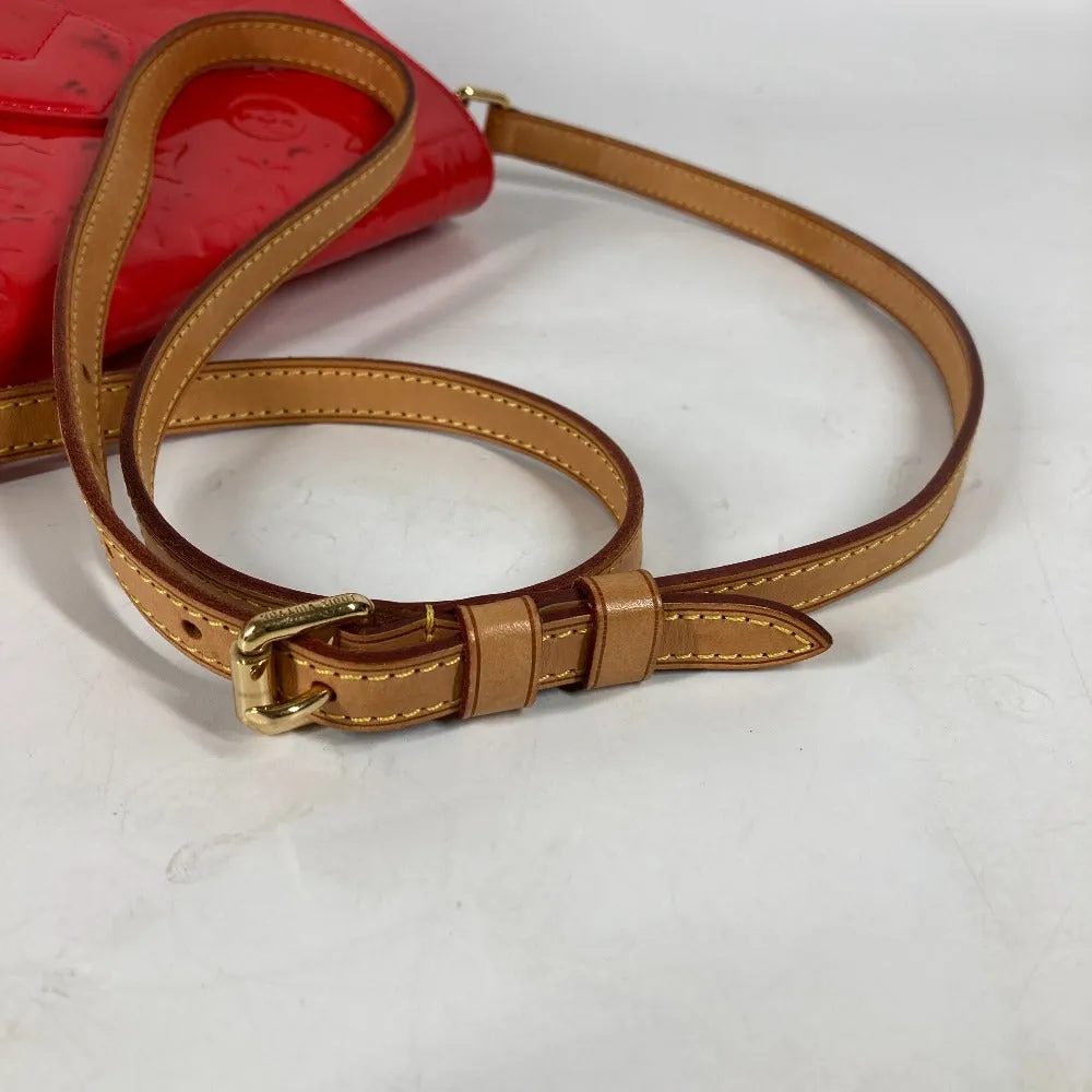 LOUIS VUITTON Shoulder Bag M91728 Monogram Vernis Red Monogram Vernis Bell Flower GM