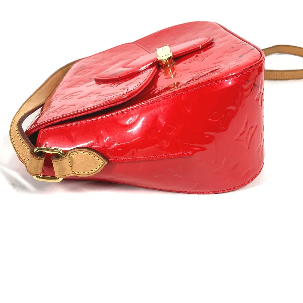 LOUIS VUITTON Shoulder Bag M91728 Monogram Vernis Red Monogram Vernis Bell Flower GM