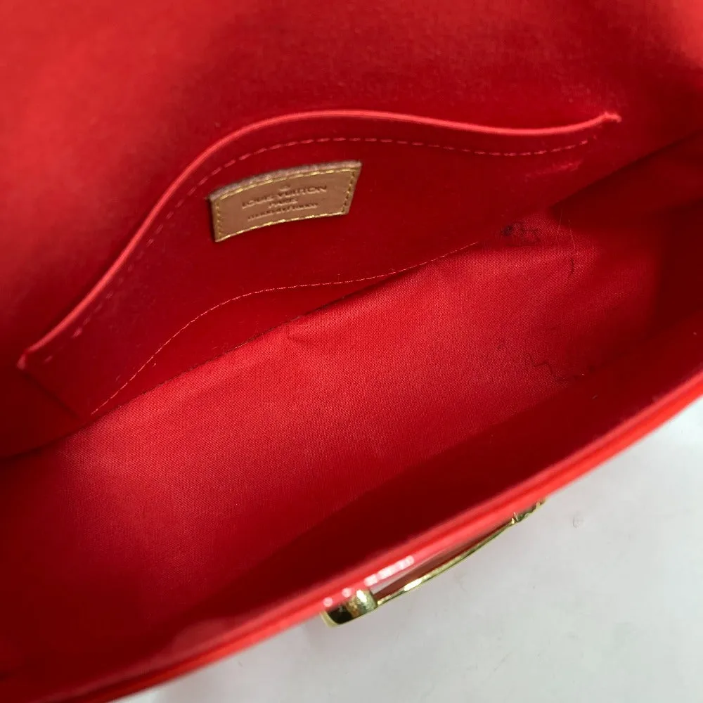 LOUIS VUITTON Shoulder Bag M91728 Monogram Vernis Red Monogram Vernis Bell Flower GM