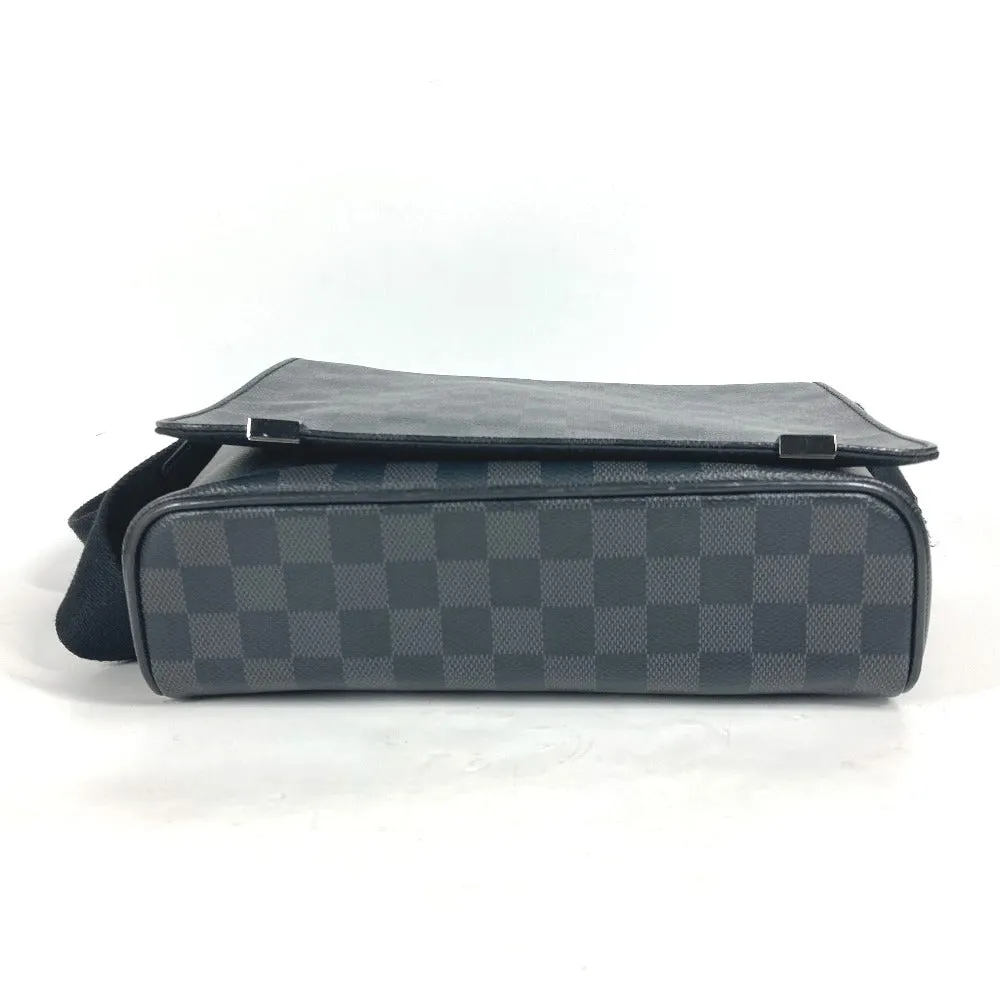 LOUIS VUITTON Shoulder Bag N41028 Damier Grafitto Canvas black Damier Grafitte District PM NM