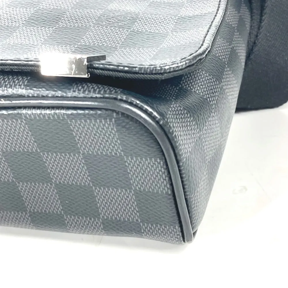 LOUIS VUITTON Shoulder Bag N41028 Damier Grafitto Canvas black Damier Grafitte District PM NM