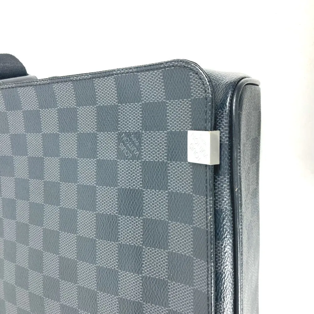LOUIS VUITTON Shoulder Bag N41028 Damier Grafitto Canvas black Damier Grafitte District PM NM