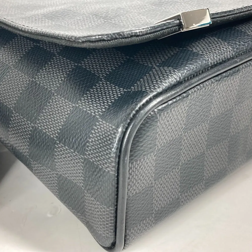 LOUIS VUITTON Shoulder Bag N41028 Damier Grafitto Canvas black Damier Grafitte District PM NM