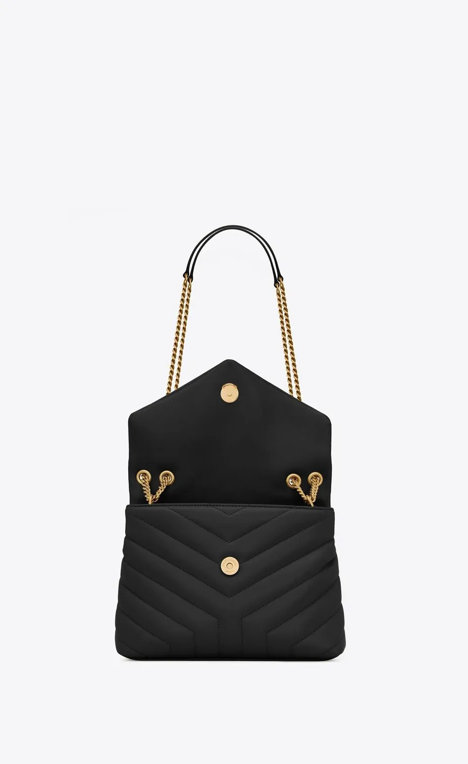 Loulou Small Chain Bag In Quilted "Y" Leather Leather Shoulder Bag for Women