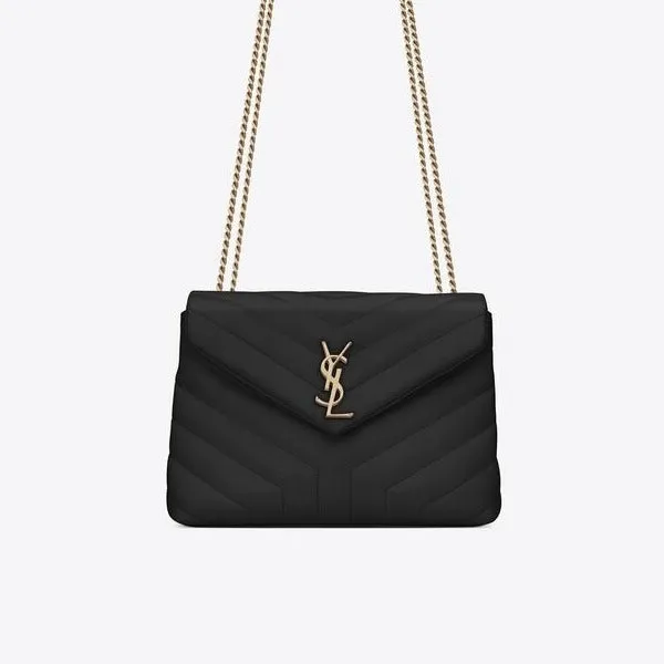 Loulou Small Chain Bag In Quilted "Y" Leather Leather Shoulder Bag for Women