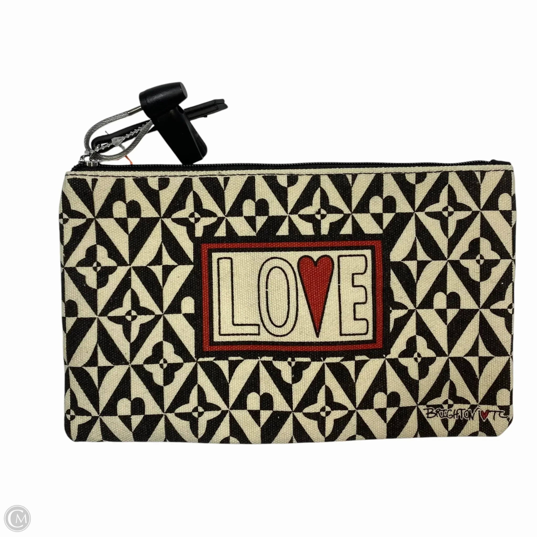 Makeup Bag Designer By Brighton, Size: Small