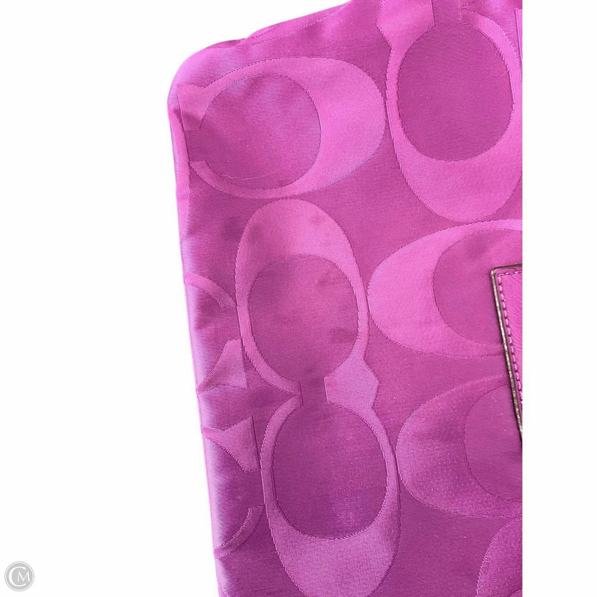 Makeup Bag Designer By Coach, Size: Large