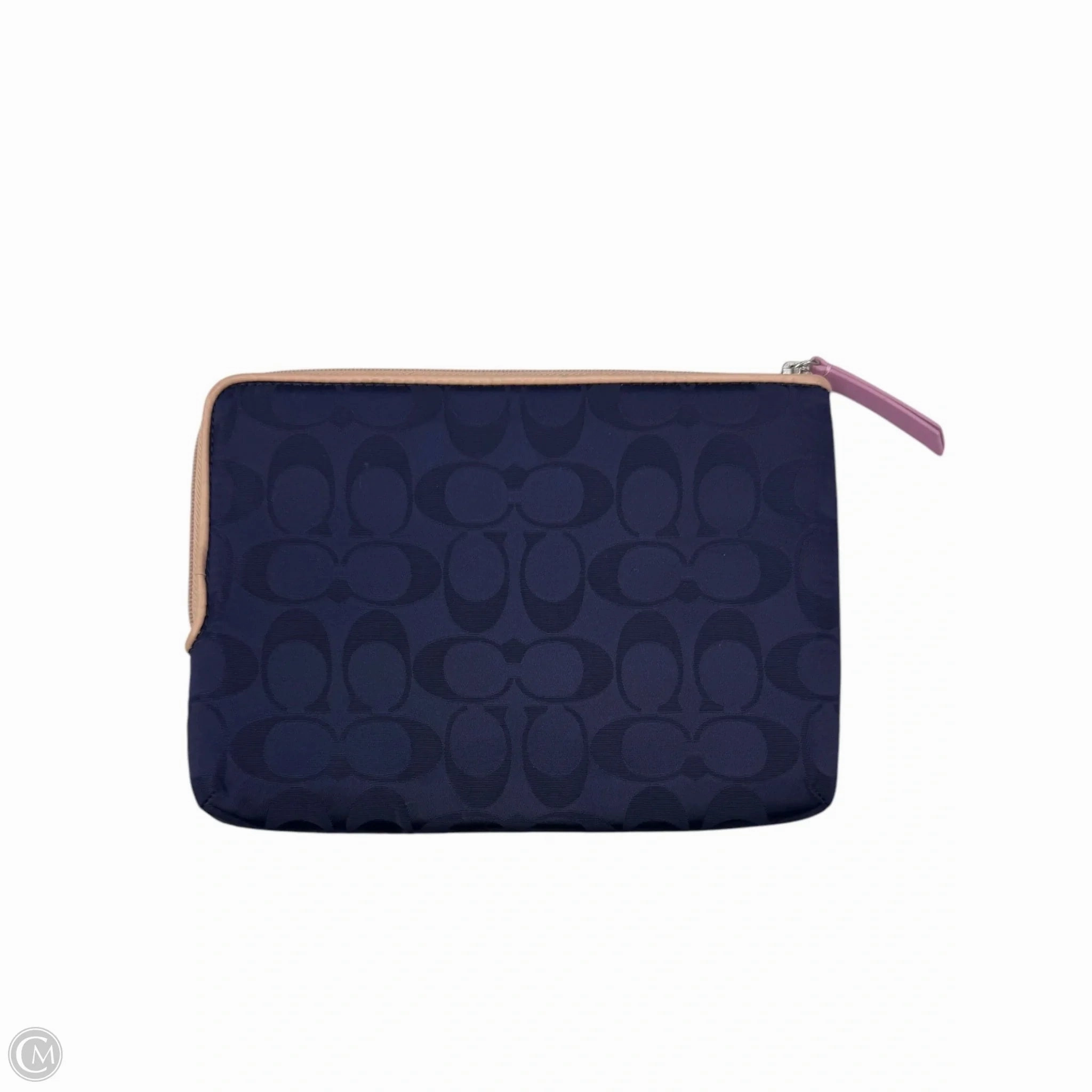 Makeup Bag Designer By Coach, Size: Medium