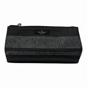 Makeup Bag Designer By Kate Spade In Black, Size:Small