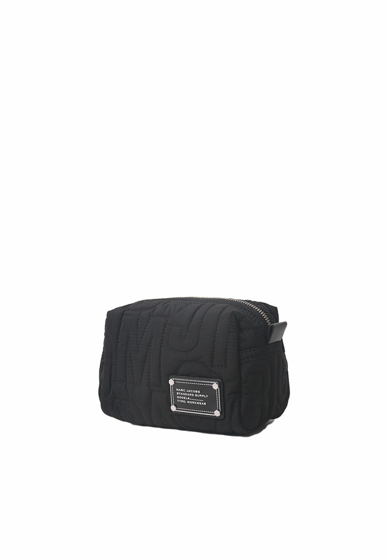Marc Jacobs Cosmetic Makeup Bag Large In Black 4S4SCP002S02