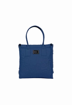 Marc Jacobs Large Nylon Quilted Tote Bag In Azure Blue 4S4HTT008H02