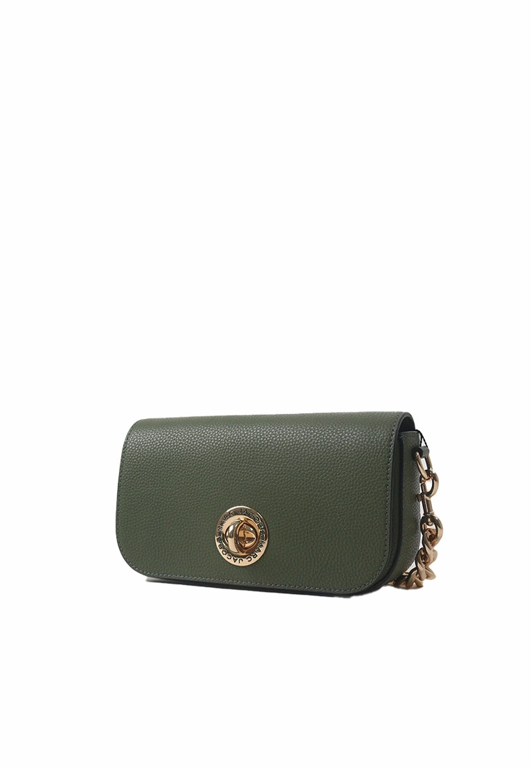 Marc Jacobs Medium Turnlock Shoulder Bag In Bronze Green 4S5HSH014H01
