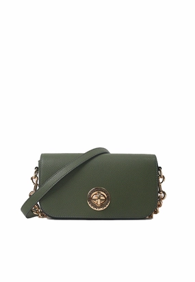 Marc Jacobs Medium Turnlock Shoulder Bag In Bronze Green 4S5HSH014H01