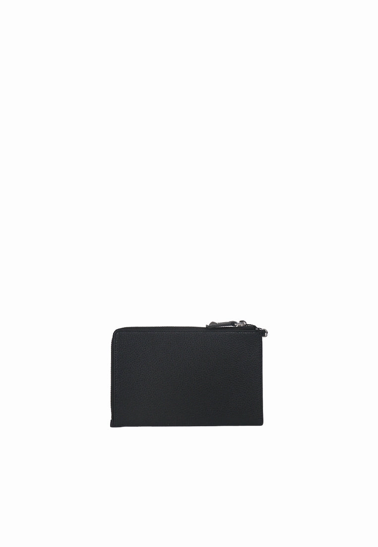 Marc Jacobs Pebbled Leather Wristlet In Black 4R3SCP028S02