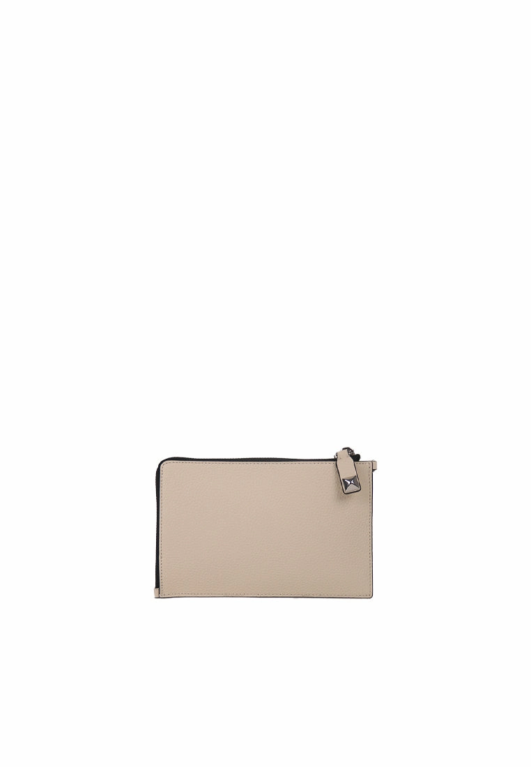 Marc Jacobs Pebbled Leather Wristlet In Marshmallow 4R3SCP028S02