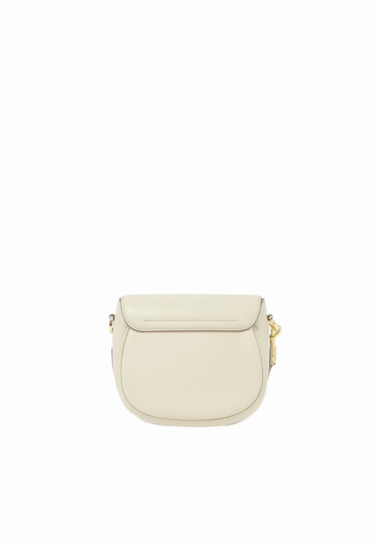Marc Jacobs The Covered J Marc Saddle Bag In Cloud White 2S3HMS003H03
