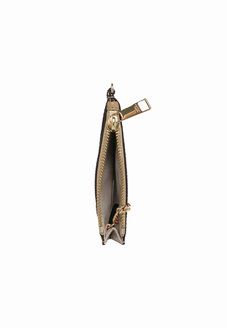 Marc Jacobs The Groove Top Zip Card Case In Iced Coffee S102L01RE22
