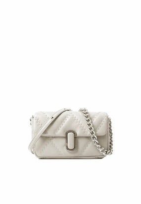 Marc Jacobs The Quilted Leather Shoulder Bag J Marc Mini In Cotton 2F4HCR037H04
