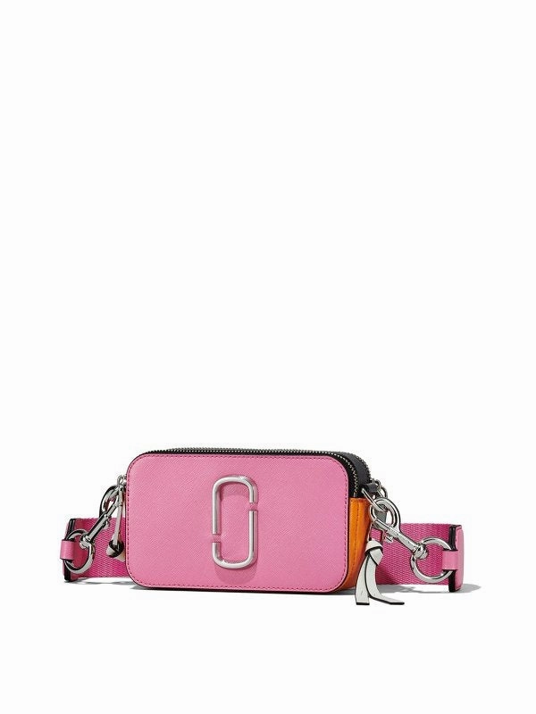 Marc Jacobs The Snapshot Crossbody Bag (Candy Pink Multi)